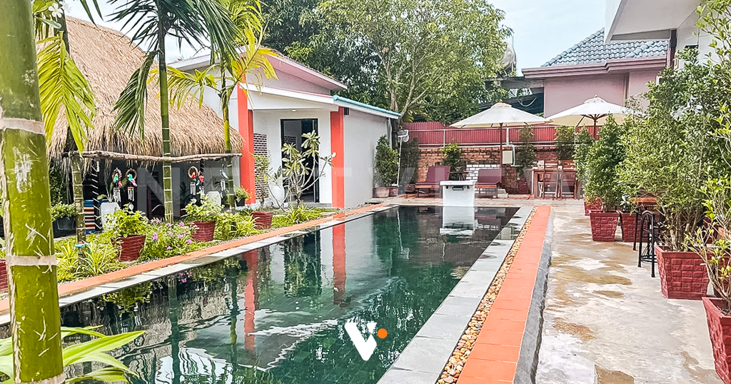 Beautiful 07 – Bedroom Villa for Rent in Siem Reap – Sala Kamreuk (POOL)